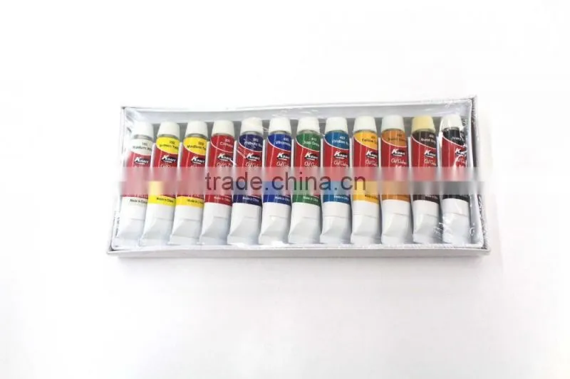 wholesale professional 12 color artist oil paint made in china
