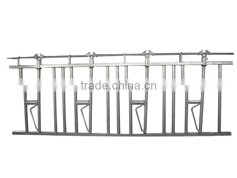 Hot dip galvanized cattle fence
