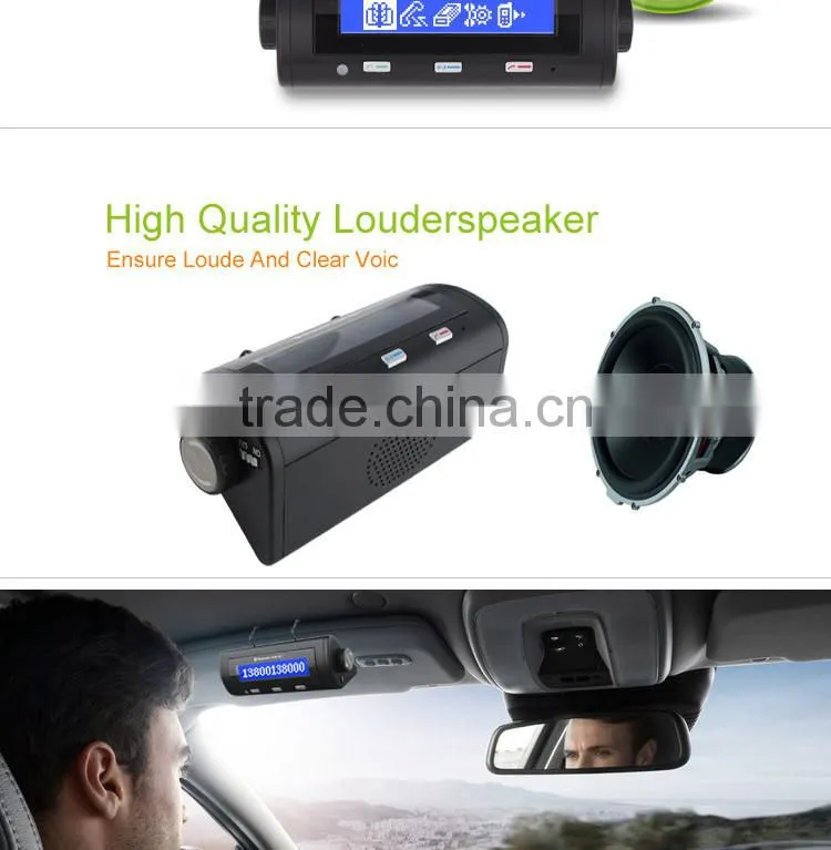 In-car Bluetooth Speaker Phone Receiver Car MP3 Portable Adapter