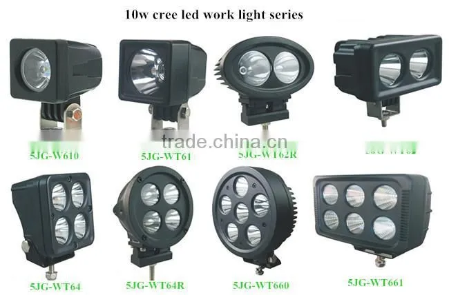 60W LED Forklift Lamp Truck High Power IP67 Car Led Motorcycle OffRoad Led Work Light lamp 24V led light bulb