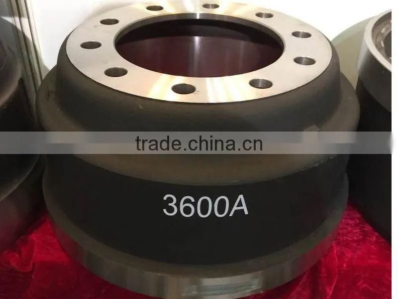 Transportation Truck parts 3600A Brake Drum
