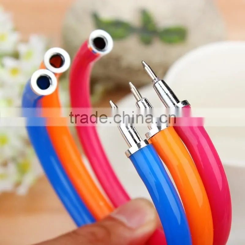 Novelty wristband pen flexible bracelet Pen with coloful bead
