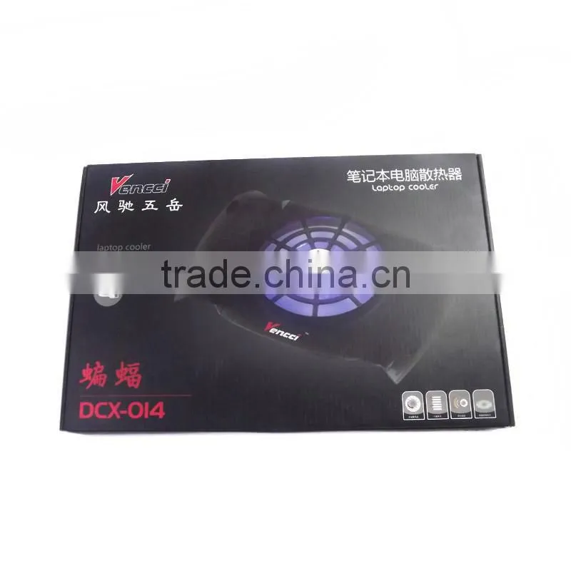 New product !!!DCX-014 1 fan 1.75W laptop cooler black