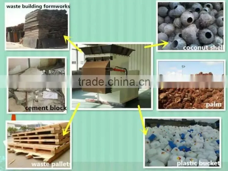 2015 Popular Composite Crusher /Wood Pallet Crushing Machine
