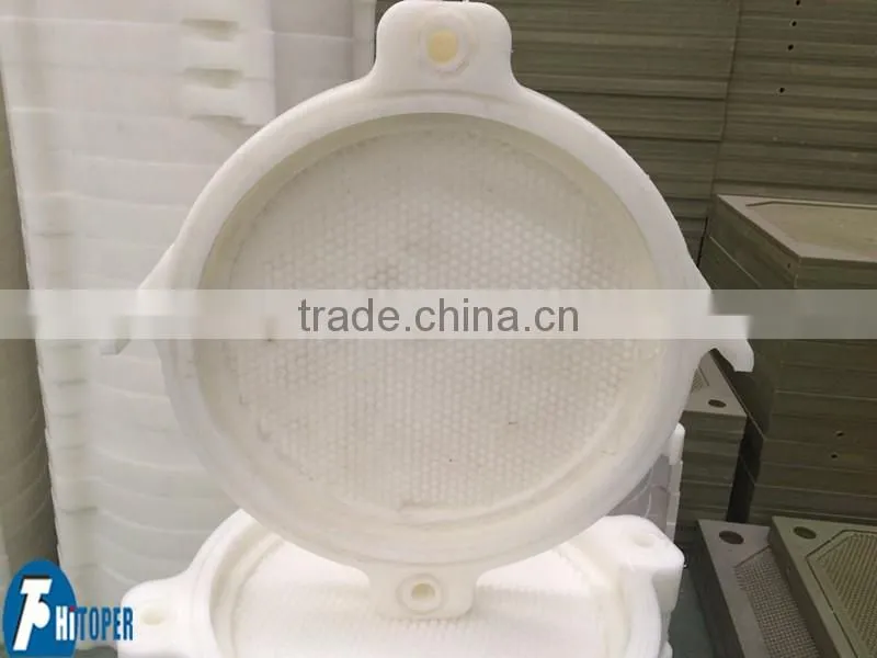 membrane filter plate used with membrane filter press used for tailings dewatering