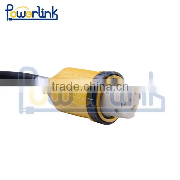 H50218 US 50Amp RV Cord With molded connector,6/3+8/1,STW,25FT UL listed