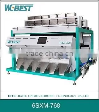 pp pet pvc abs plastic color sorting equipment in hefei/food processing machine