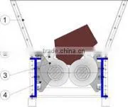 CE certificated waste plastic double shaft shredder