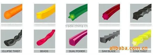 Chinese brush cutter spare parts trimmer line /nylon line