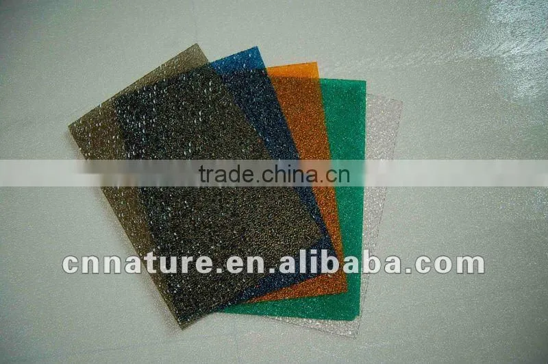 JIAGU 3113 polycarbonate sheet&PC diamond embossed sheet for decoration