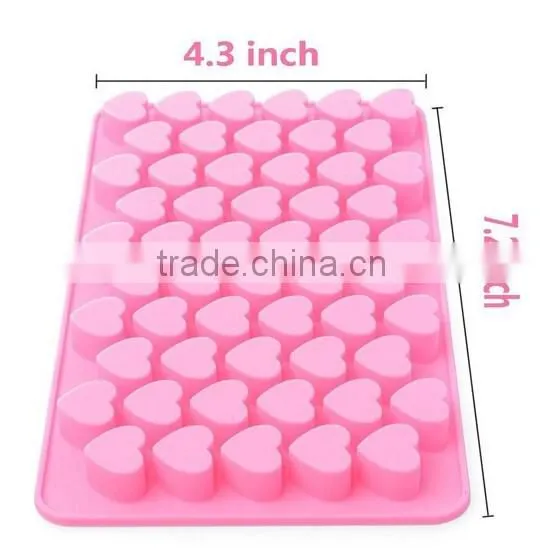 Mini Heart Shape Silicone Ice Cube,Chocolate Mold