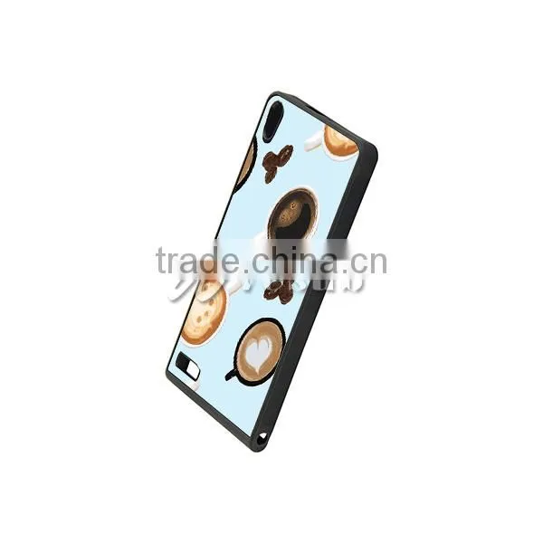 Wholesale Black Rubber TPU 2D 5.5 Inch Sublimation Cell Phone Plastic Cover For Ascend P6