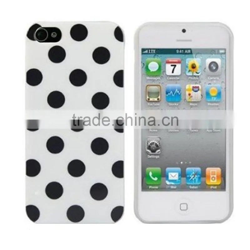 Generic Premium Full Back Case Housing with Polka Dots for iPhone5/5s/5c/6/plus