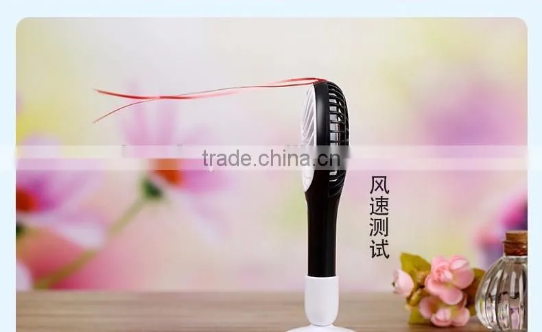 Creative USB Charge Handheld Air Fan, Mini Desktop Water Drop Fan For Student