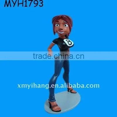 resin sexy girl figure