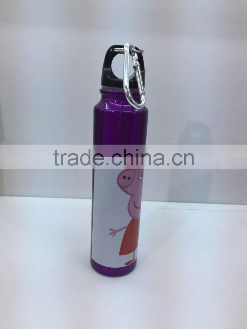 Spiderman Mug sports Aluminum Water bottle cold color changing mug