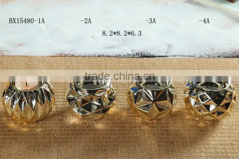 Ceramic tea light porcelain candle holders wholesale