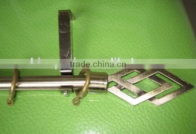 antique brass metal curtain rod with ball fashionable finals