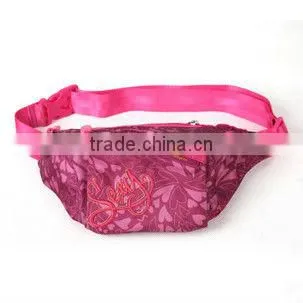 2014 printing cycling waist bag for woman