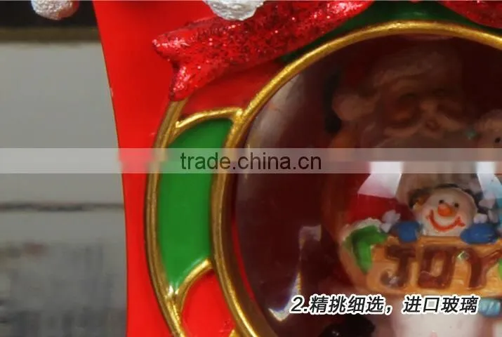 High Quality Resin Glass Snow Globe Gifts snow globe Christmas snow globe