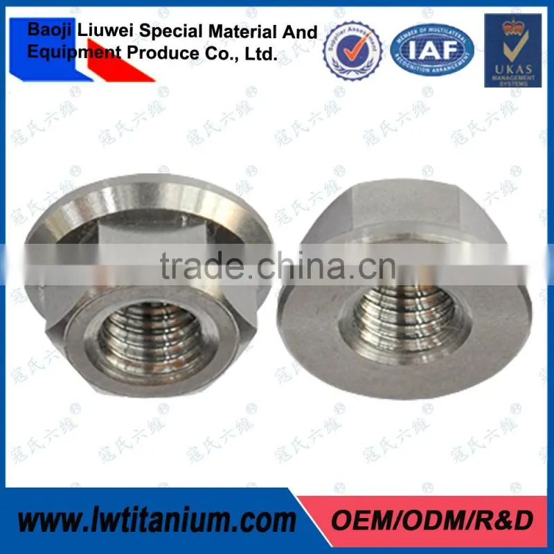 Competitive Price Factory M6 DIN6927 Titanium Flange Nuts