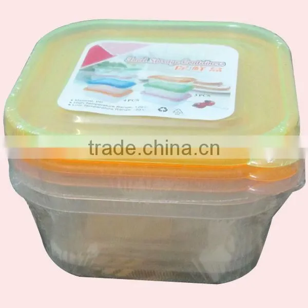 Round Airtight Plastic Promotional Container With Lid