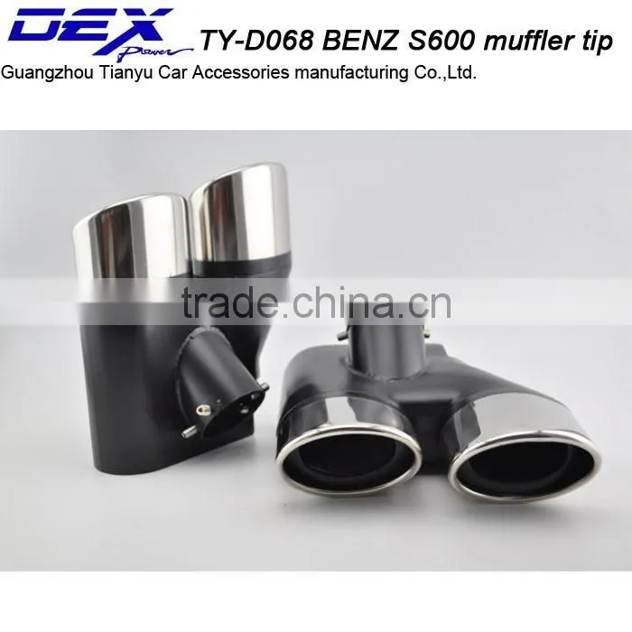 Car accessories tuning factory price B=ENZ S600 exhaust tip