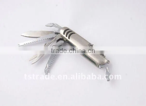 2014 New spring design multi knife pocket knife multi function LED knife K5011SG3