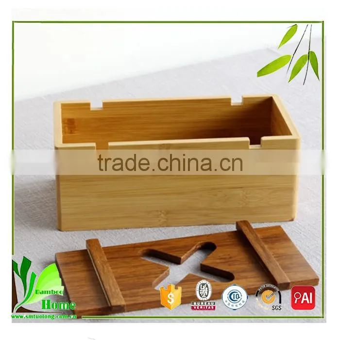 Good reputation bamboo luxury tissue box cover