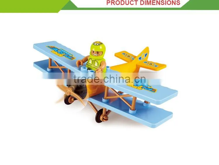Wholesale cartoon mini assembly toy set sliding air plane models