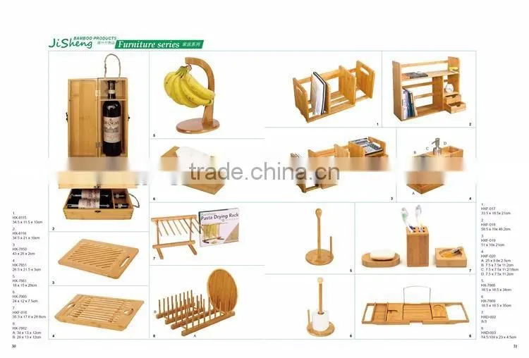 Fashion Design Bamboo Office Table Desktop Organizer