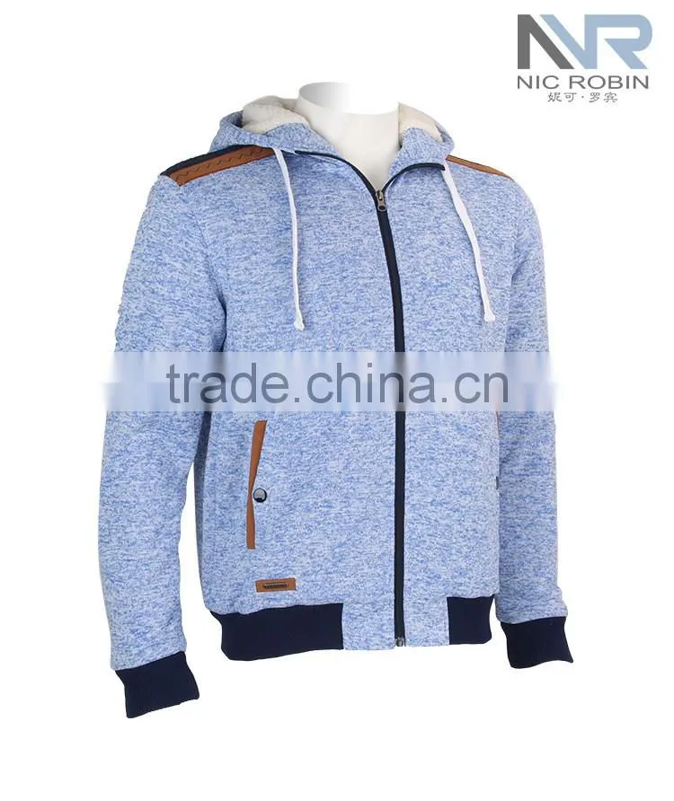Wholesale Cheap Men Hooded Fleece Jacket With Oem Odm Service Available