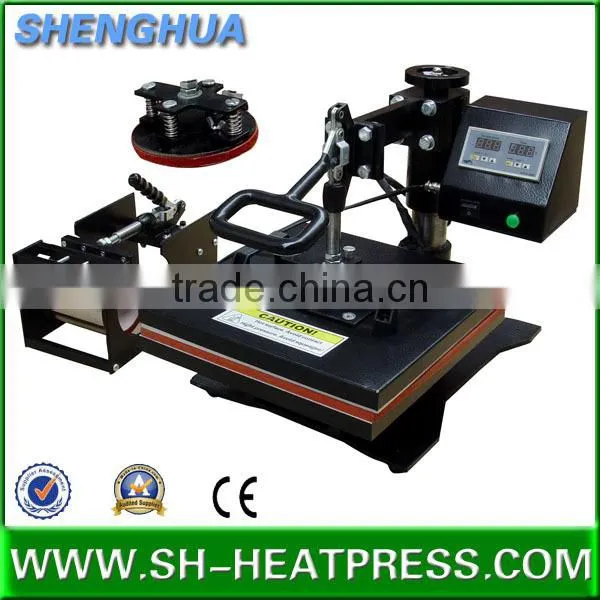 Multi-functional all in one t-shirt combo heat press machine