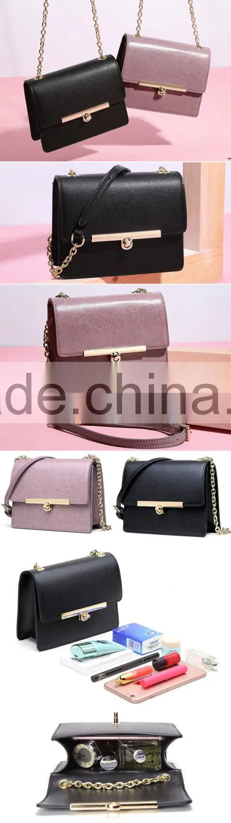 New Arrival Fashion Ladies Genuine Split Cow Leather Single Shoulder Bags Hot Sale Casual Women Small Messenger Bag For Sale