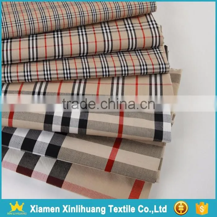 Best Price 100% Cotton Yarn Dyed Plaid School Uniform Fabric