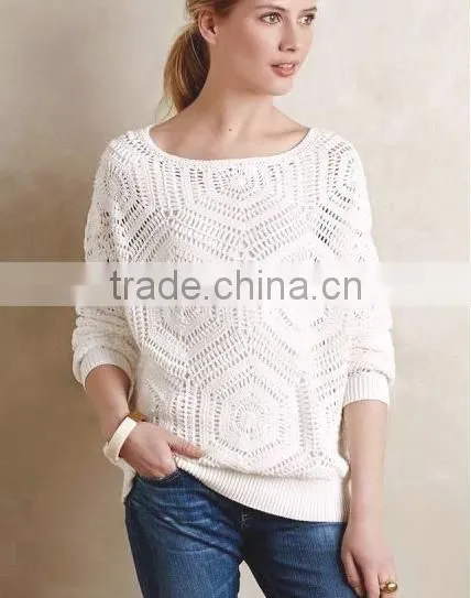 2017 Handmade Ladies Knitted Design Sweater