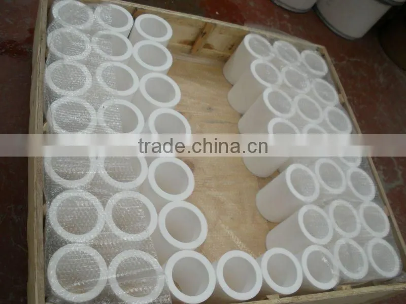 white 100% virgin extruded ptfe tube