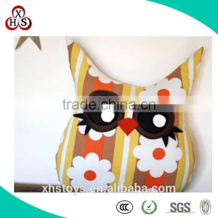 OEM New Design Custom Made soft owl cushion wholesale