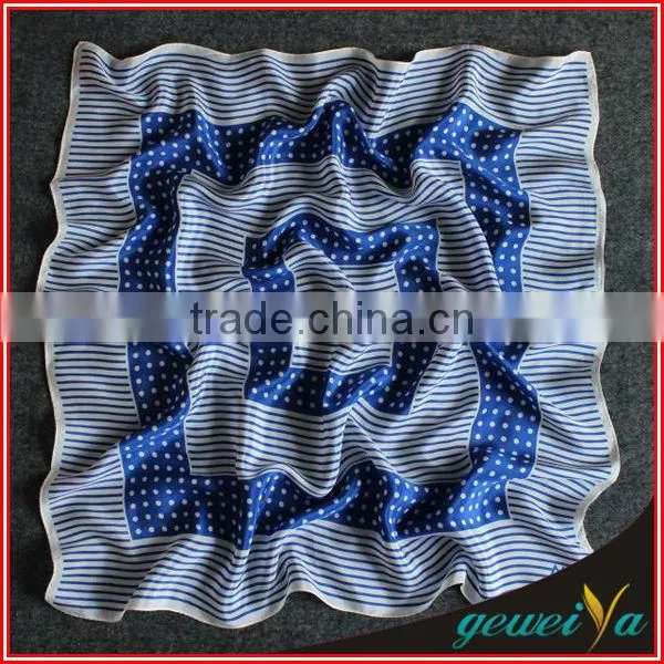 High Quality Printing Georgette Silk Uniform Scarf