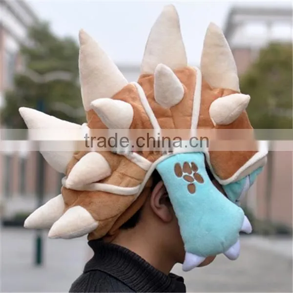 Hot game League of Legends plush hat LOL Kennen cosplay hat. games cosplay winter hat
