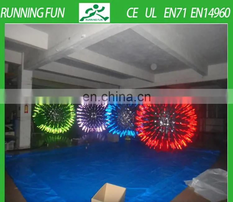 cheap Inflatable shiny lights zorb balls for sale