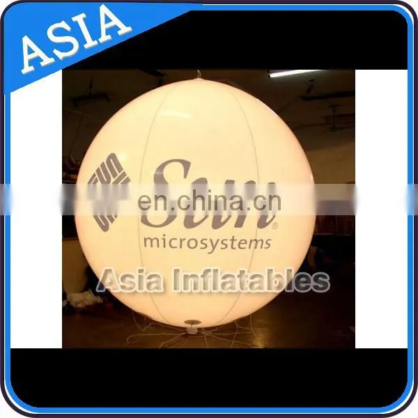Durable and cheap giant inflatable advertising mirror balloon/ silk silver balloon