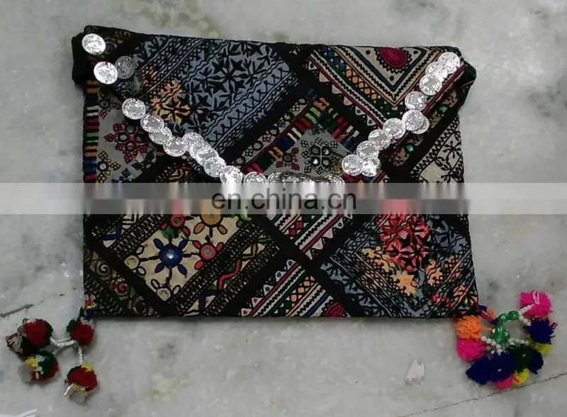 Authentic Gypsy Banjara Clutches,Hot sale new design latest arrival beautiful vintage banjara clutch