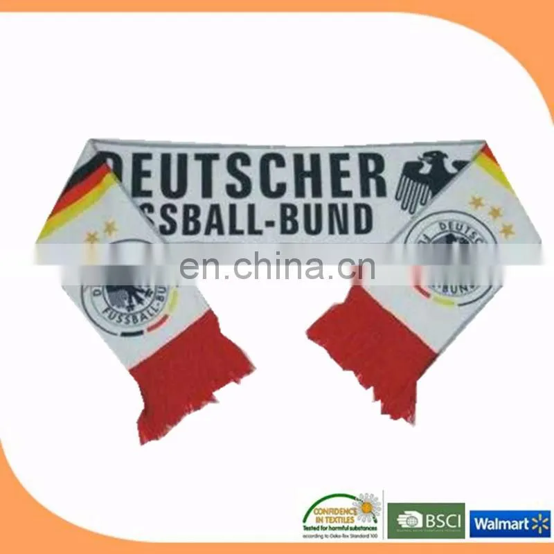 acrylic wholesale soccer scarf