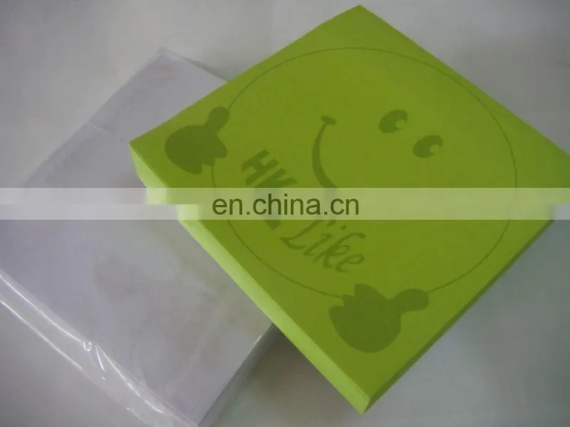 Customized printed paper sticky memo cube