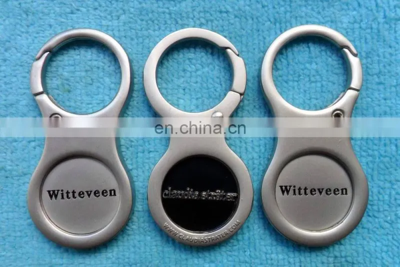 shopping cart coin holder keychain