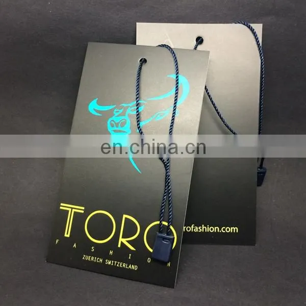 wholesale new design art paper printing cheap custom hang tags