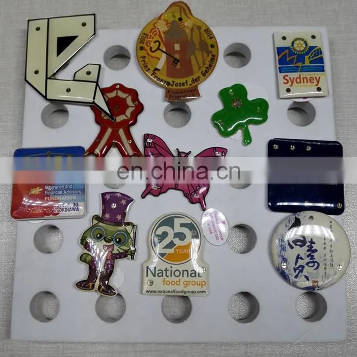 best customized advertising personalise led flashing badge buttons