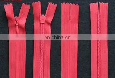 Wholesale Price Multi Color 3# Tear Drop Puller Invisible zips