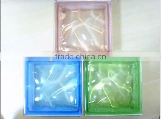 Decorative Colored glass block with high safety performance